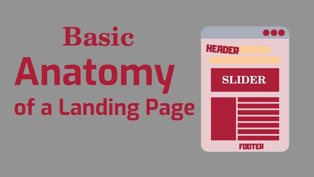 basic anatony of a landing page 