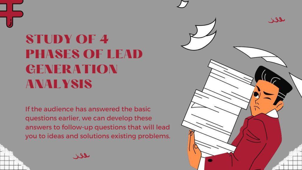 Study of 4 phases of lead generation analysis