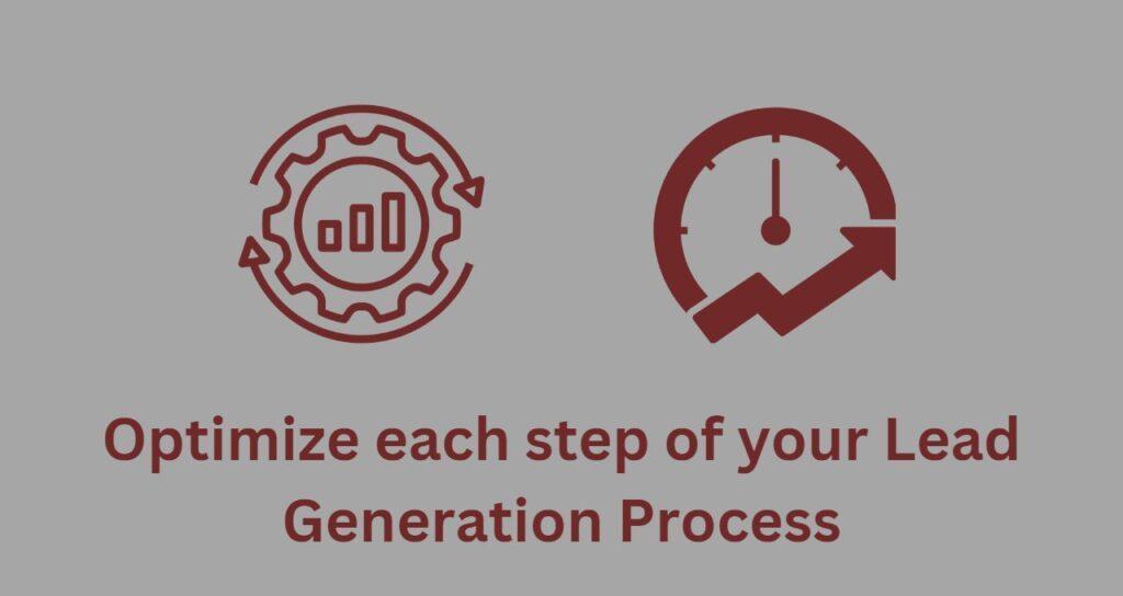 Optimize each step of your Lead Generation Process