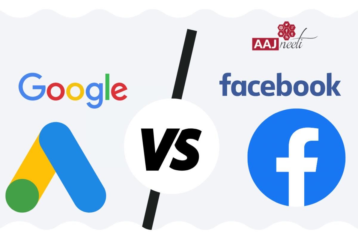 difference between Facebook ads Vs Google ads
